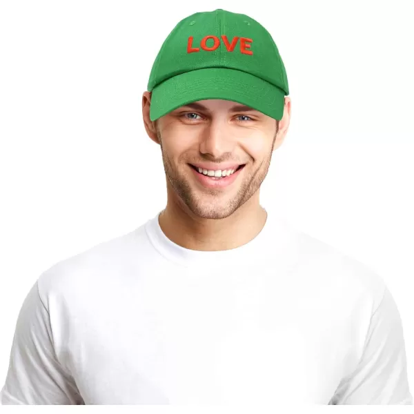 DALIX Custom Embroidered Hats Dad Caps Love Stitched Logo Hat