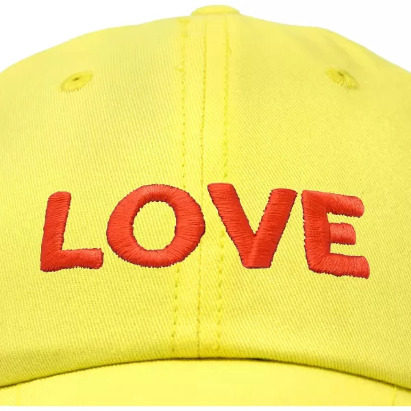 DALIX Custom Embroidered Hats Dad Caps Love Stitched Logo Hat