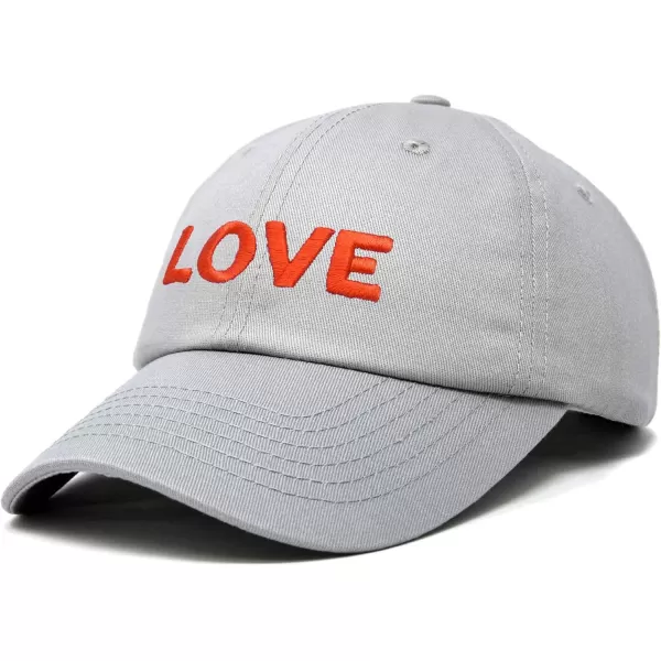 DALIX Custom Embroidered Hats Dad Caps Love Stitched Logo Hat