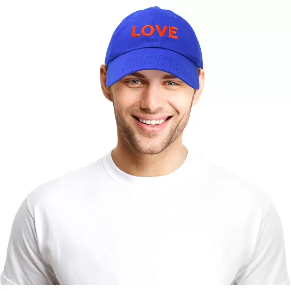 DALIX Custom Embroidered Hats Dad Caps Love Stitched Logo Hat