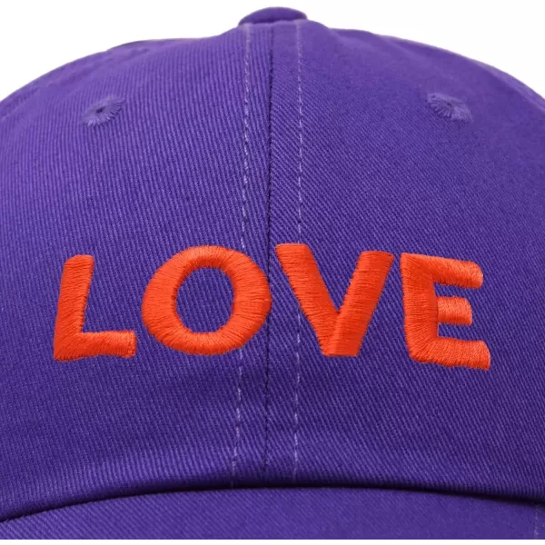 DALIX Custom Embroidered Hats Dad Caps Love Stitched Logo Hat