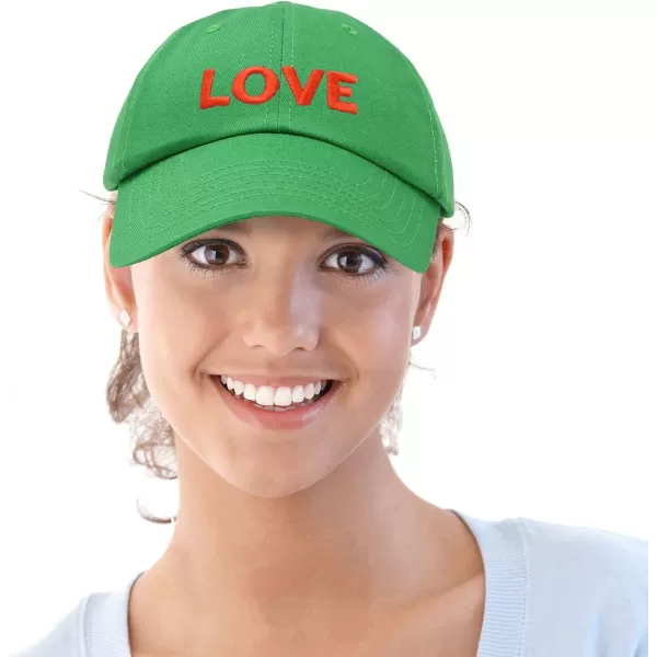 DALIX Custom Embroidered Hats Dad Caps Love Stitched Logo Hat