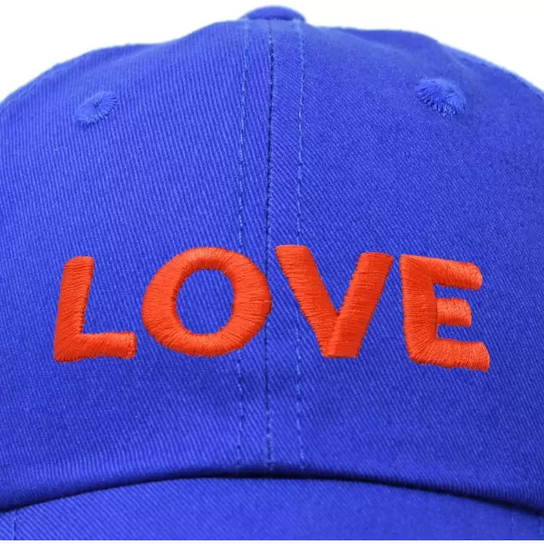 DALIX Custom Embroidered Hats Dad Caps Love Stitched Logo Hat