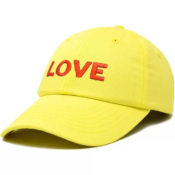 DALIX Custom Embroidered Hats Dad Caps Love Stitched Logo Hat