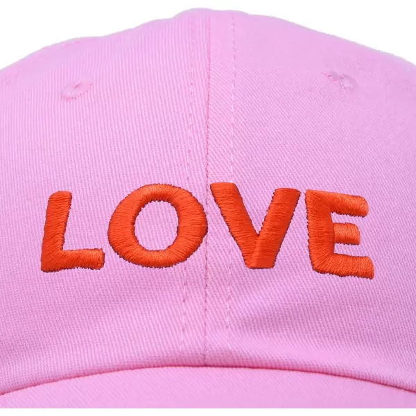 DALIX Custom Embroidered Hats Dad Caps Love Stitched Logo Hat