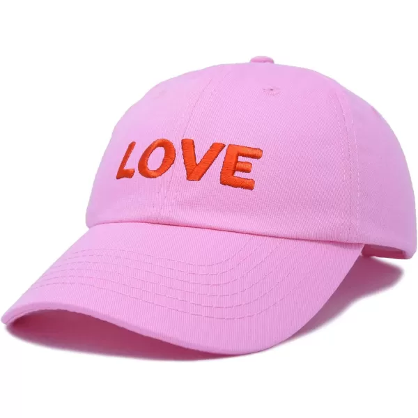 DALIX Custom Embroidered Hats Dad Caps Love Stitched Logo Hat