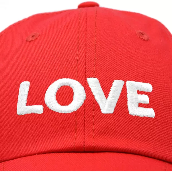 DALIX Custom Embroidered Hats Dad Caps Love Stitched Logo Hat