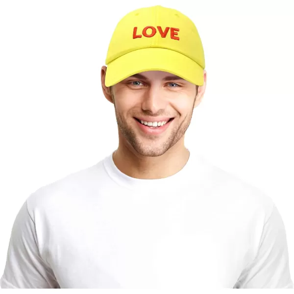 DALIX Custom Embroidered Hats Dad Caps Love Stitched Logo Hat