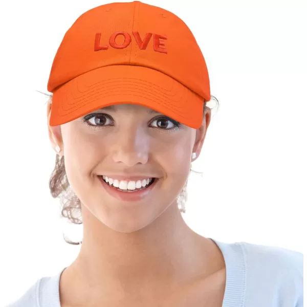 DALIX Custom Embroidered Hats Dad Caps Love Stitched Logo Hat