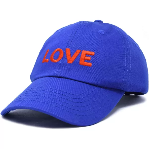 DALIX Custom Embroidered Hats Dad Caps Love Stitched Logo Hat