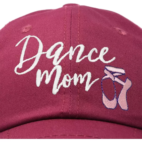 DALIX Dance Mom Hat Support Daughter Embroidered Cotton Cap