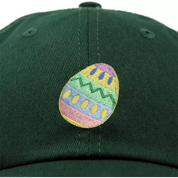 DALIX Elegant Colorful Egg Easter Hat Womens Embroidered Baseball Cap