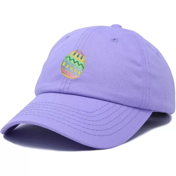 DALIX Elegant Colorful Egg Easter Hat Womens Embroidered Baseball Cap