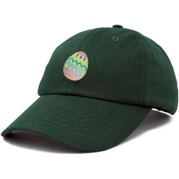 DALIX Elegant Colorful Egg Easter Hat Womens Embroidered Baseball Cap