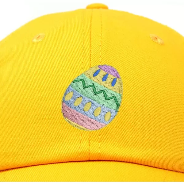 DALIX Elegant Colorful Egg Easter Hat Womens Embroidered Baseball Cap