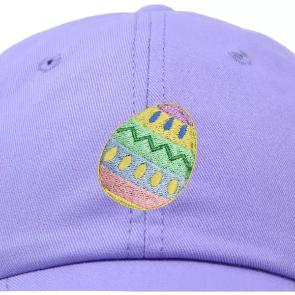 DALIX Elegant Colorful Egg Easter Hat Womens Embroidered Baseball Cap