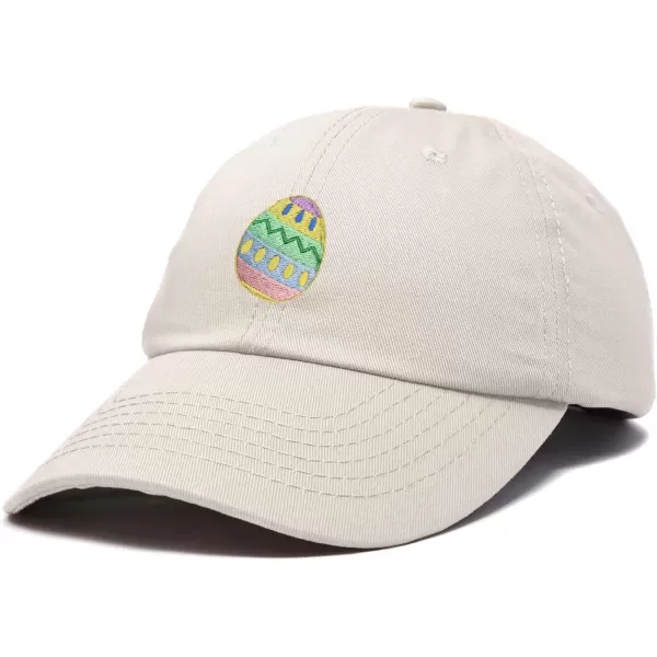 DALIX Elegant Colorful Egg Easter Hat Womens Embroidered Baseball Cap
