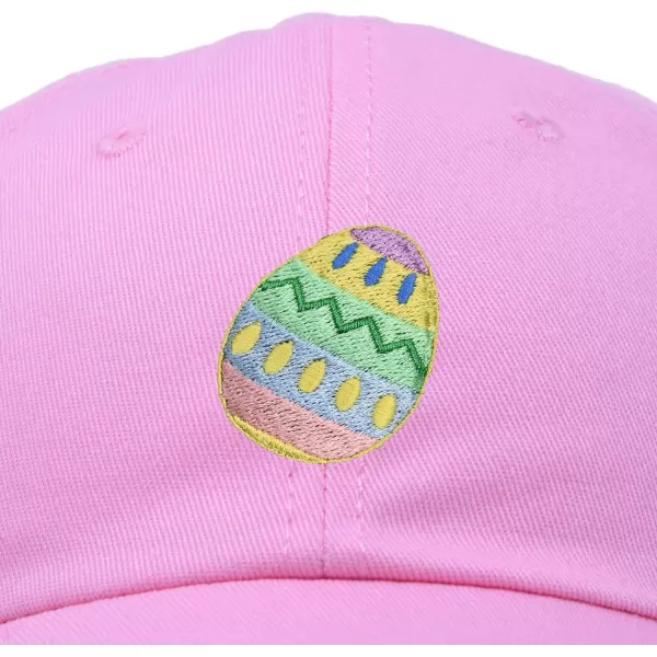 DALIX Elegant Colorful Egg Easter Hat Womens Embroidered Baseball Cap