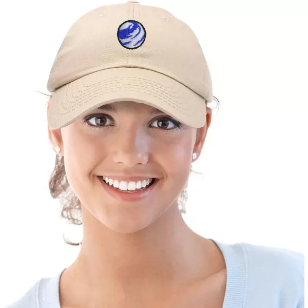 DALIX Embroidered Earth Baseball Cap Cotton Dad Hat Men