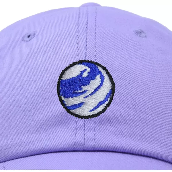 DALIX Embroidered Earth Baseball Cap Cotton Dad Hat Men