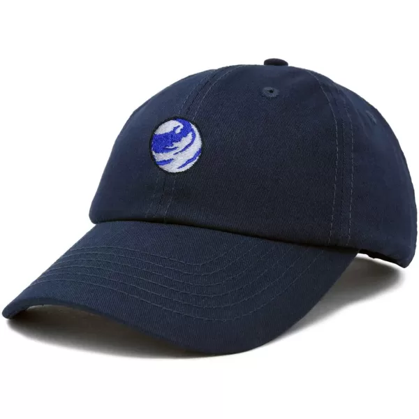 DALIX Embroidered Earth Baseball Cap Cotton Dad Hat Men
