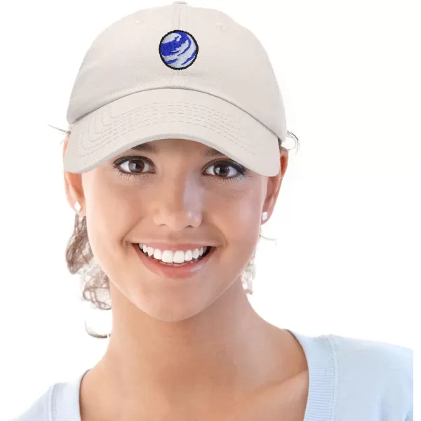 DALIX Embroidered Earth Baseball Cap Cotton Dad Hat Men
