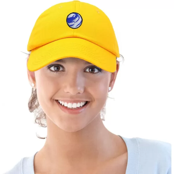 DALIX Embroidered Earth Baseball Cap Cotton Dad Hat Men
