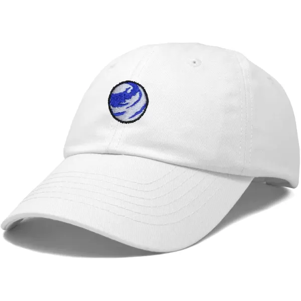 DALIX Embroidered Earth Baseball Cap Cotton Dad Hat Men