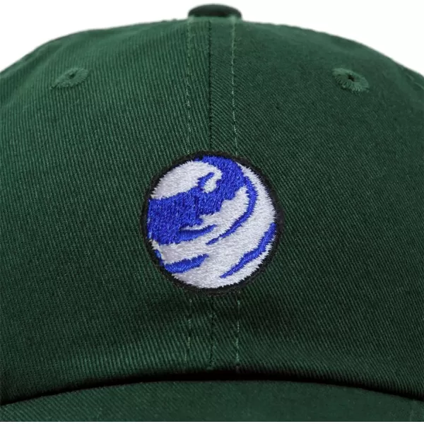 DALIX Embroidered Earth Baseball Cap Cotton Dad Hat Men