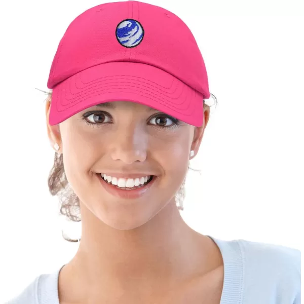DALIX Embroidered Earth Baseball Cap Cotton Dad Hat Men