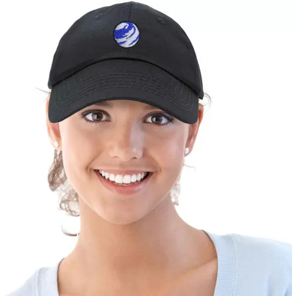 DALIX Embroidered Earth Baseball Cap Cotton Dad Hat Men