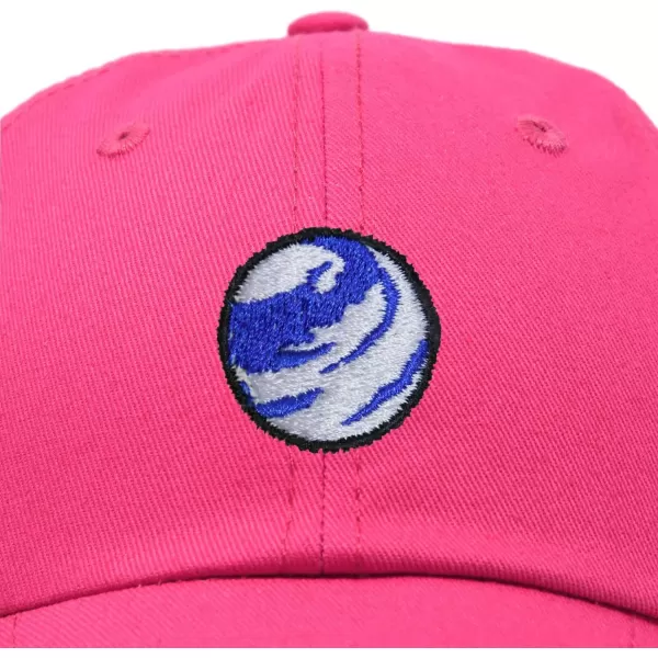 DALIX Embroidered Earth Baseball Cap Cotton Dad Hat Men