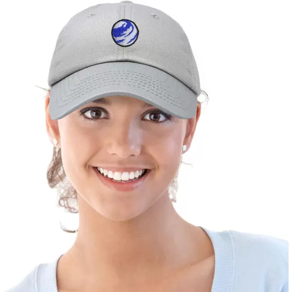 DALIX Embroidered Earth Baseball Cap Cotton Dad Hat Men