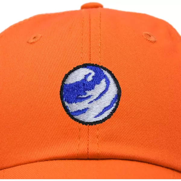 DALIX Embroidered Earth Baseball Cap Cotton Dad Hat Men