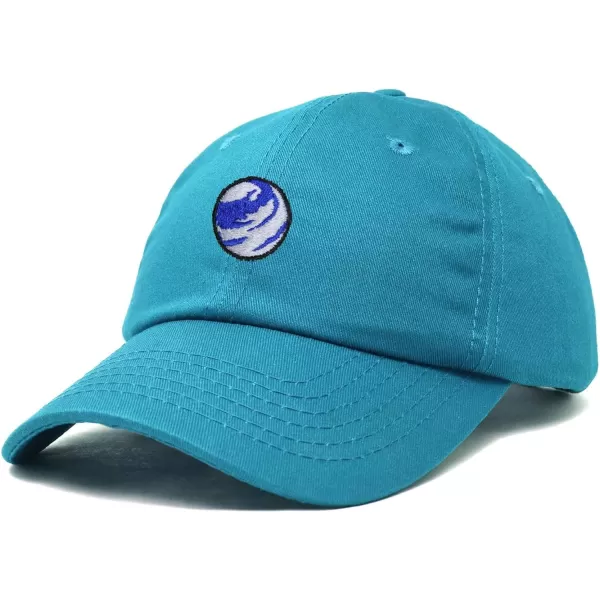 DALIX Embroidered Earth Baseball Cap Cotton Dad Hat Men