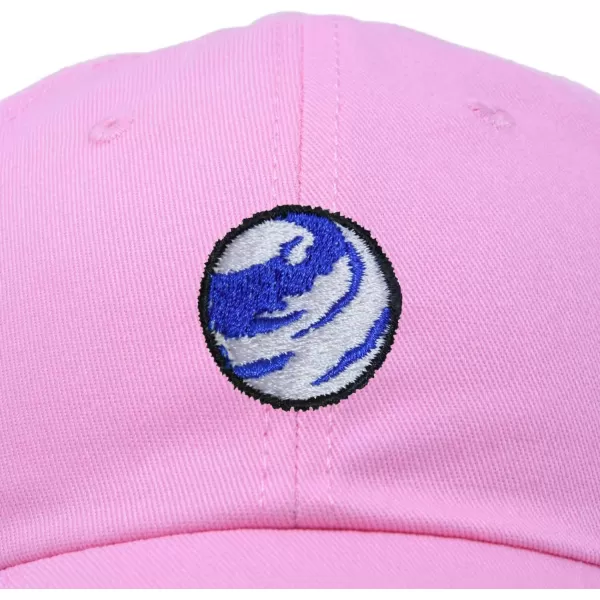DALIX Embroidered Earth Baseball Cap Cotton Dad Hat Men