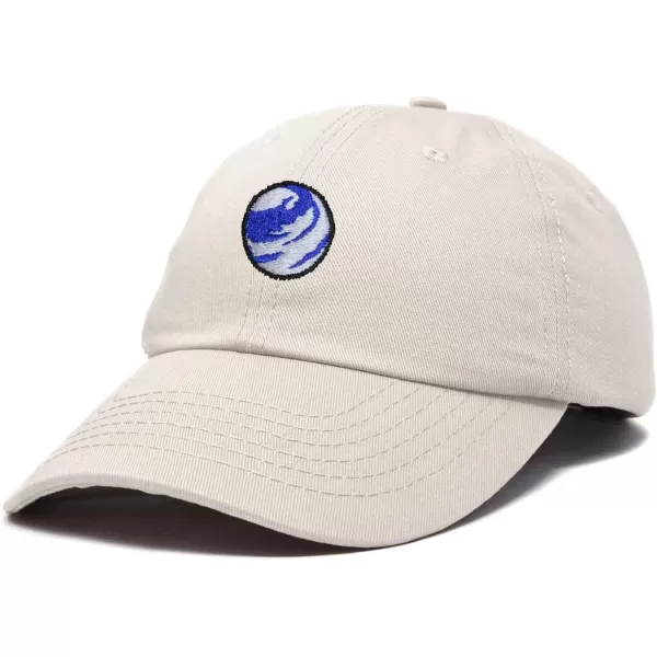 DALIX Embroidered Earth Baseball Cap Cotton Dad Hat Men