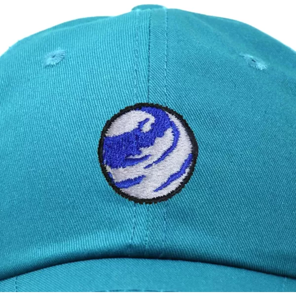 DALIX Embroidered Earth Baseball Cap Cotton Dad Hat Men