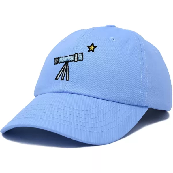 DALIX Embroidered Telescope Baseball Cap Cotton Dad Hat Men