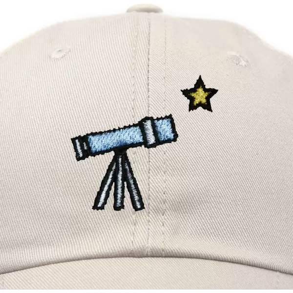 DALIX Embroidered Telescope Baseball Cap Cotton Dad Hat Men