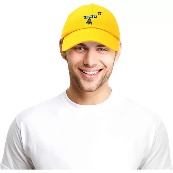 DALIX Embroidered Telescope Baseball Cap Cotton Dad Hat Men