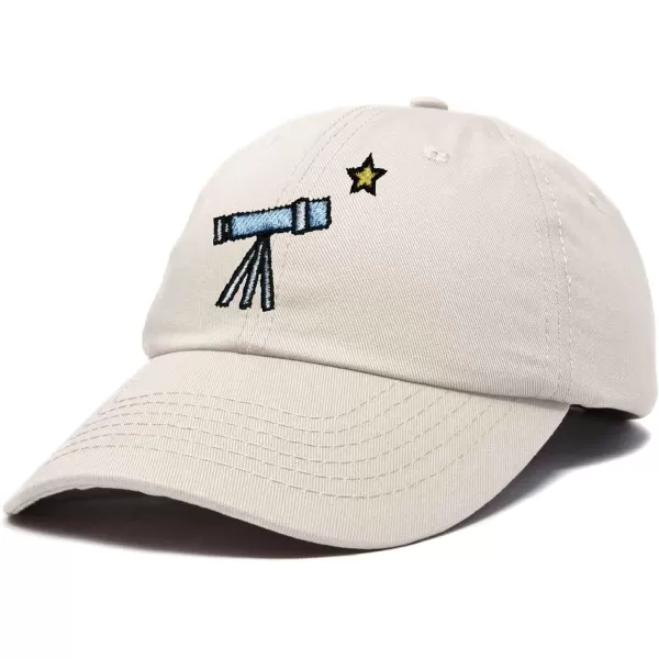 DALIX Embroidered Telescope Baseball Cap Cotton Dad Hat Men