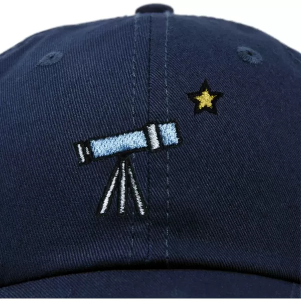 DALIX Embroidered Telescope Baseball Cap Cotton Dad Hat Men