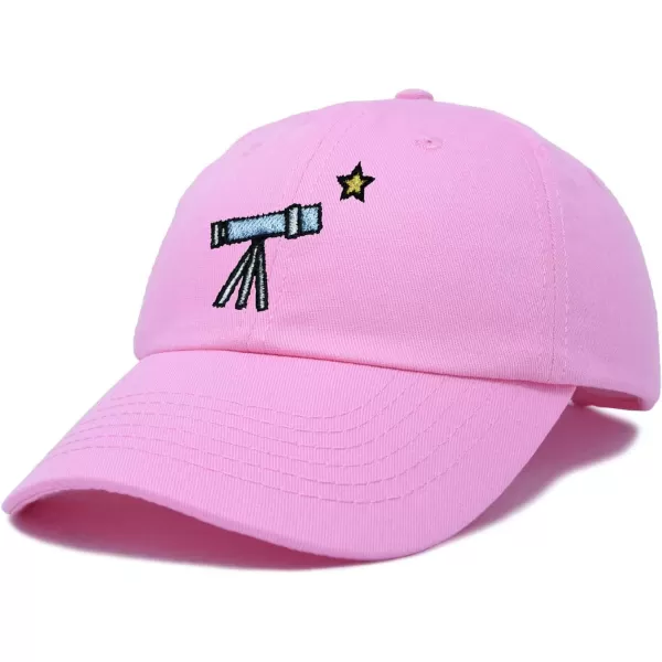 DALIX Embroidered Telescope Baseball Cap Cotton Dad Hat Men