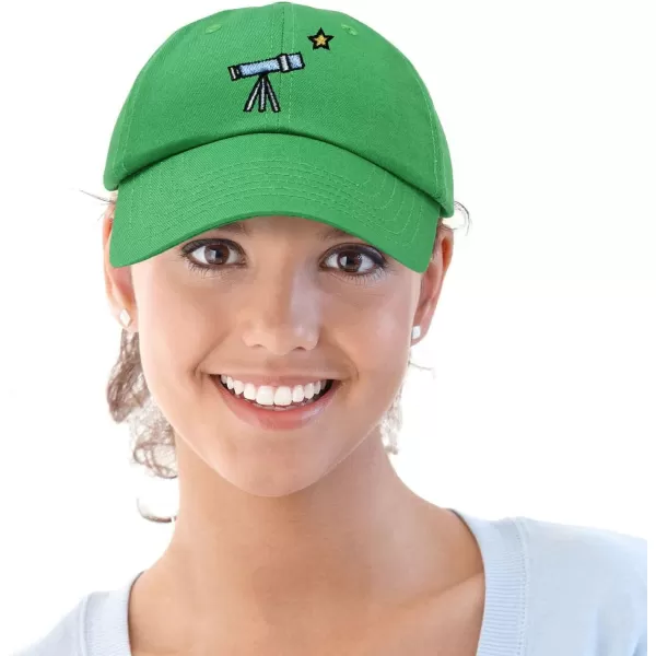 DALIX Embroidered Telescope Baseball Cap Cotton Dad Hat Men