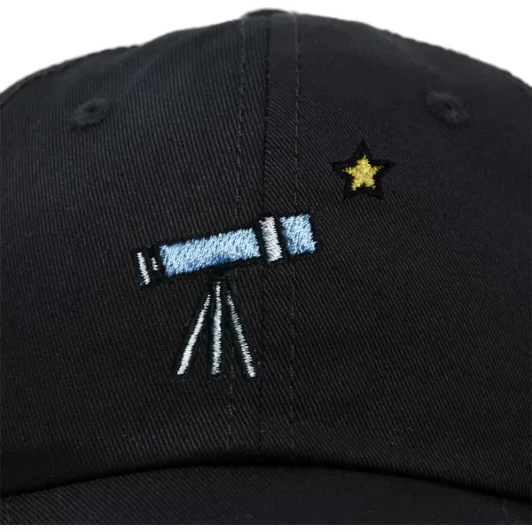 DALIX Embroidered Telescope Baseball Cap Cotton Dad Hat Men