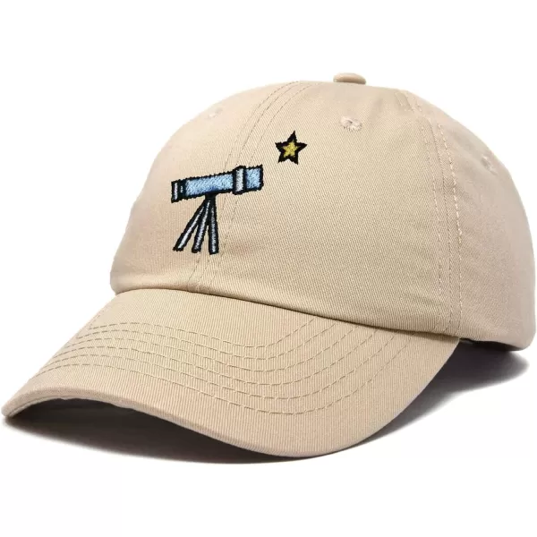 DALIX Embroidered Telescope Baseball Cap Cotton Dad Hat Men