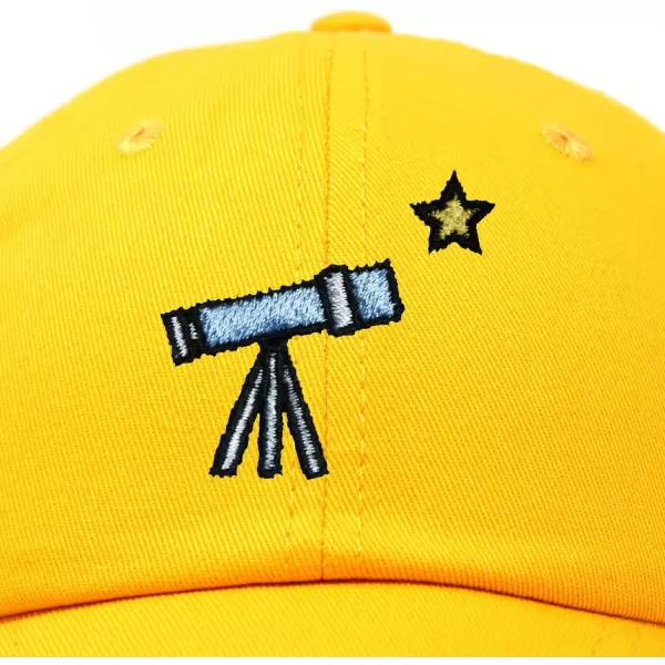 DALIX Embroidered Telescope Baseball Cap Cotton Dad Hat Men