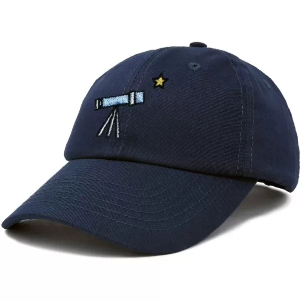 DALIX Embroidered Telescope Baseball Cap Cotton Dad Hat Men