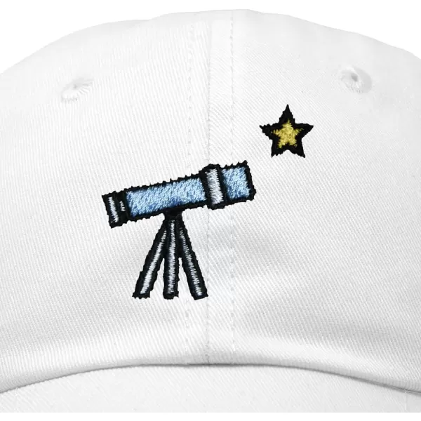 DALIX Embroidered Telescope Baseball Cap Cotton Dad Hat Men
